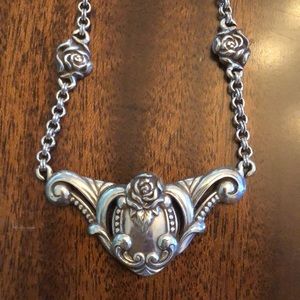 Retired Brighton ROSE necklace